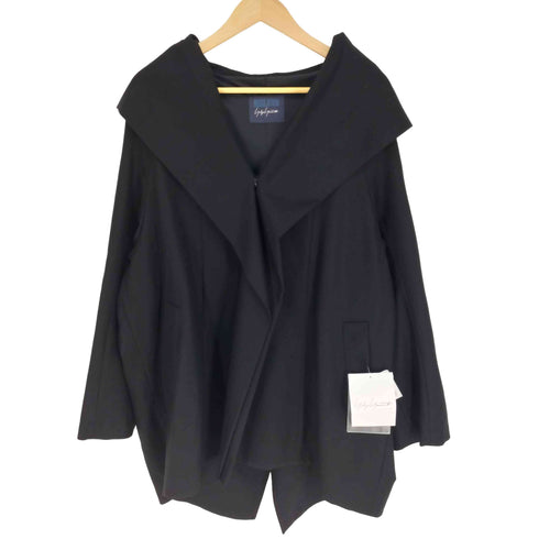 レギュレーションヨウジヤマモト REGULATION Yohji Yamamoto 24AW SAXONY R-HOODED CAPE COAT サクソニーRフード ケープ コート レディース JPN:2